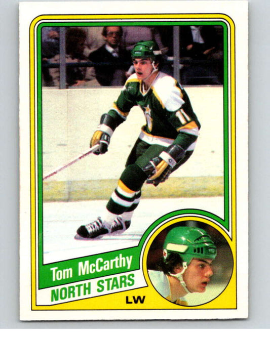 1984-85 O-Pee-Chee #103 Tom McCarthy  Minnesota North Stars  V64021 Image 1