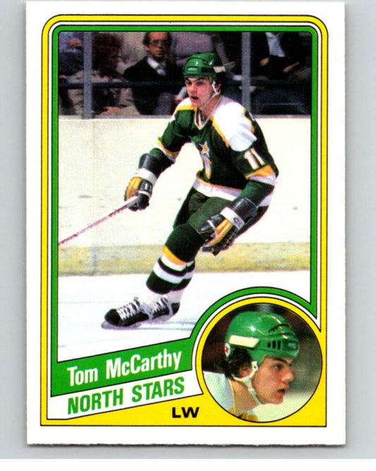 1984-85 O-Pee-Chee #103 Tom McCarthy  Minnesota North Stars  V64022 Image 1