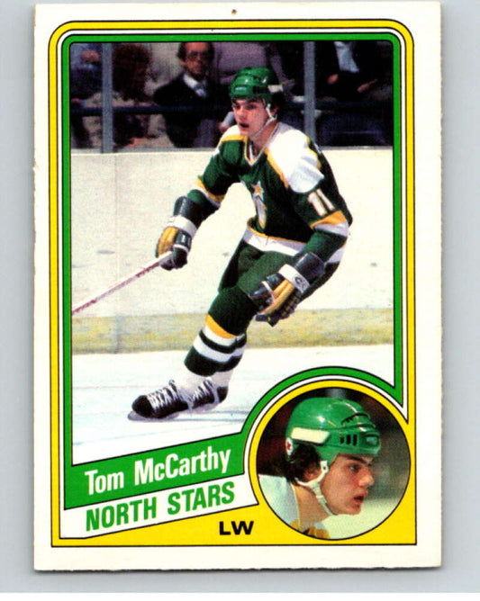 1984-85 O-Pee-Chee #103 Tom McCarthy  Minnesota North Stars  V64023 Image 1