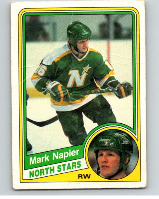 1984-85 O-Pee-Chee #105 Mark Napier  Minnesota North Stars  V64025 Image 1