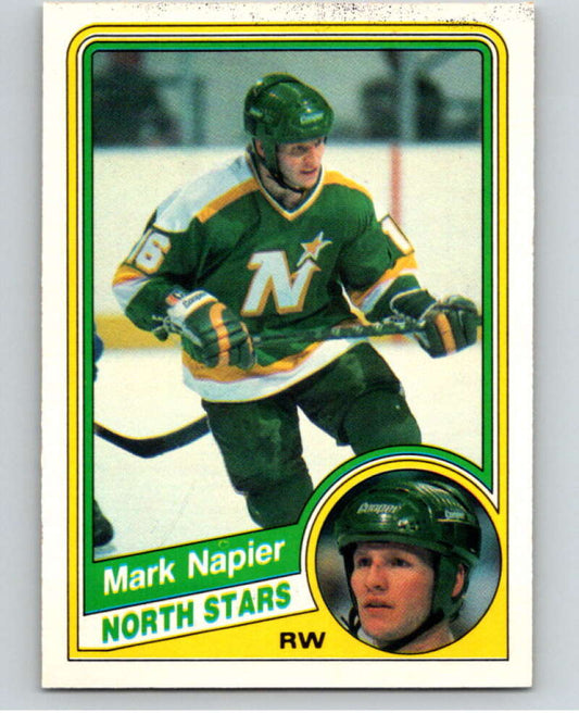 1984-85 O-Pee-Chee #105 Mark Napier  Minnesota North Stars  V64026 Image 1