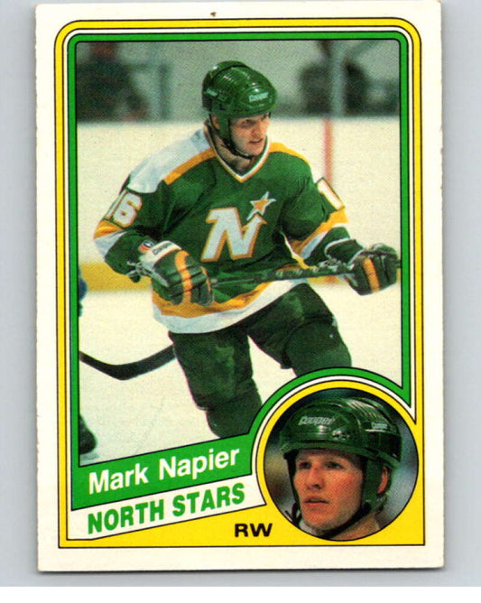 1984-85 O-Pee-Chee #105 Mark Napier  Minnesota North Stars  V64028 Image 1