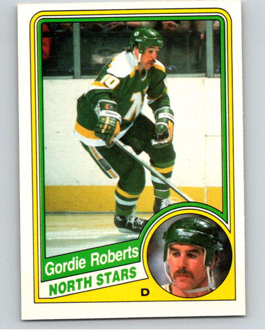 1984-85 O-Pee-Chee #107 Gordie Roberts  Minnesota North Stars  V64030 Image 1
