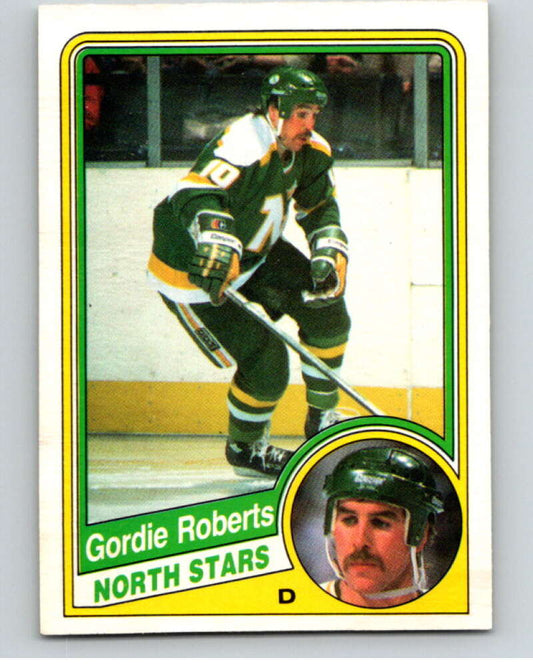 1984-85 O-Pee-Chee #107 Gordie Roberts  Minnesota North Stars  V64031 Image 1