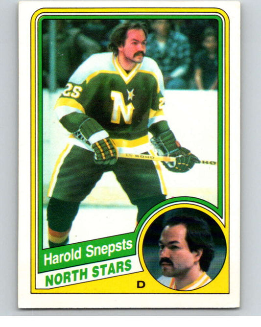 1984-85 O-Pee-Chee #108 Harold Snepsts  Minnesota North Stars  V64032 Image 1