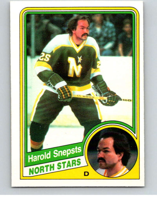 1984-85 O-Pee-Chee #108 Harold Snepsts  Minnesota North Stars  V64033 Image 1