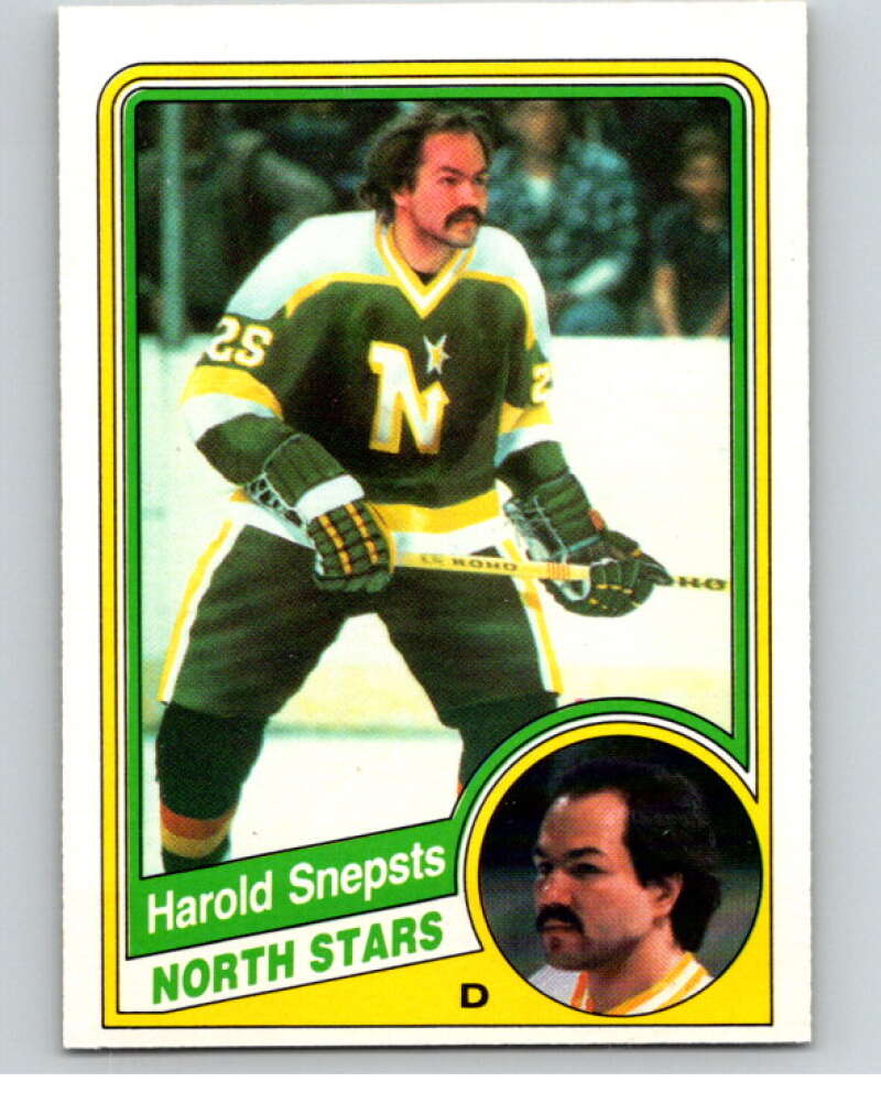 1984-85 O-Pee-Chee #108 Harold Snepsts  Minnesota North Stars  V64034 Image 1