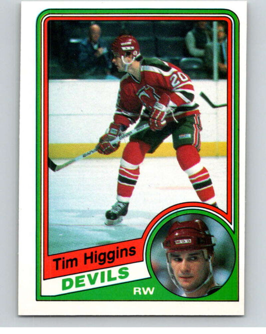 1984-85 O-Pee-Chee #111 Tim Higgins  New Jersey Devils  V64042 Image 1