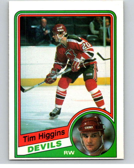 1984-85 O-Pee-Chee #111 Tim Higgins  New Jersey Devils  V64043 Image 1