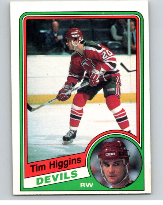 1984-85 O-Pee-Chee #111 Tim Higgins  New Jersey Devils  V64044 Image 1