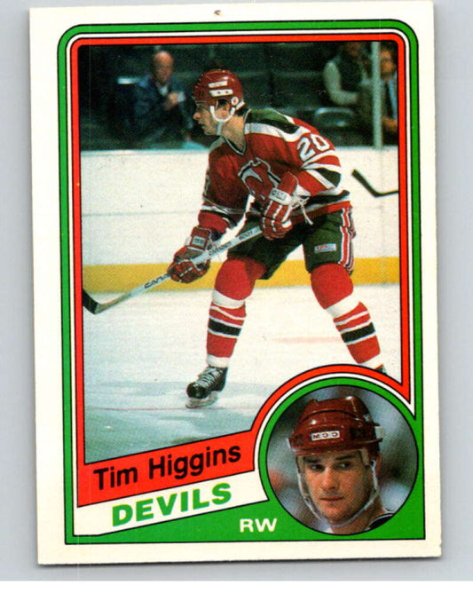 1984-85 O-Pee-Chee #111 Tim Higgins  New Jersey Devils  V64045 Image 1