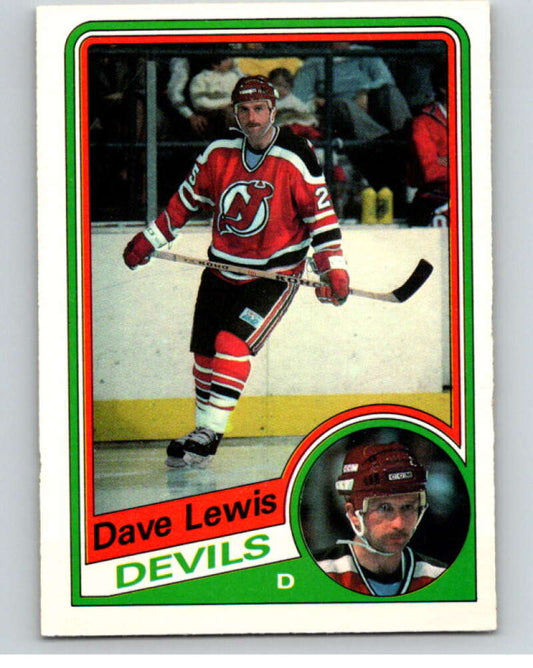 1984-85 O-Pee-Chee #113 Dave Lewis  New Jersey Devils  V64052 Image 1