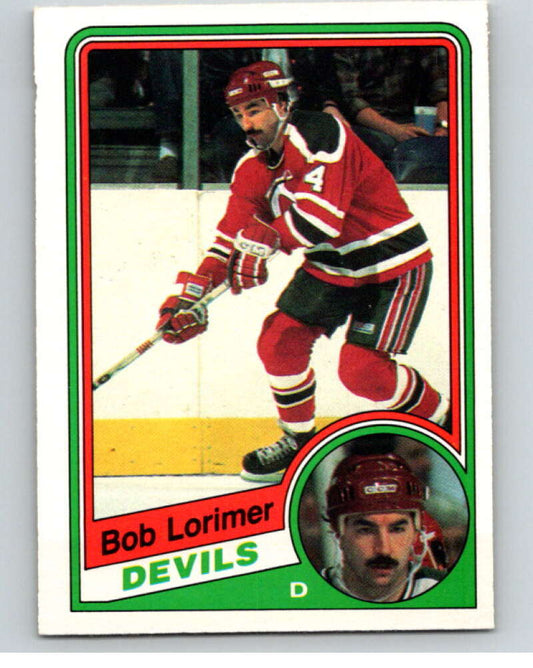 1984-85 O-Pee-Chee #114 Bob Lorimer  New Jersey Devils  V64056 Image 1