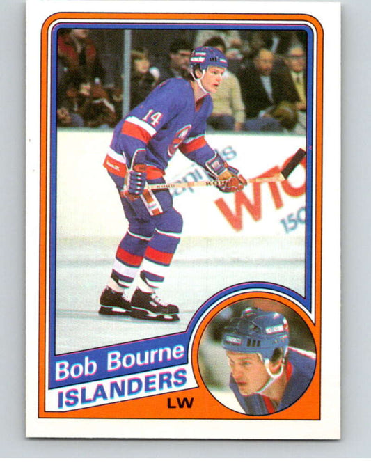 1984-85 O-Pee-Chee #123 Bob Bourne  New York Islanders  V64077 Image 1