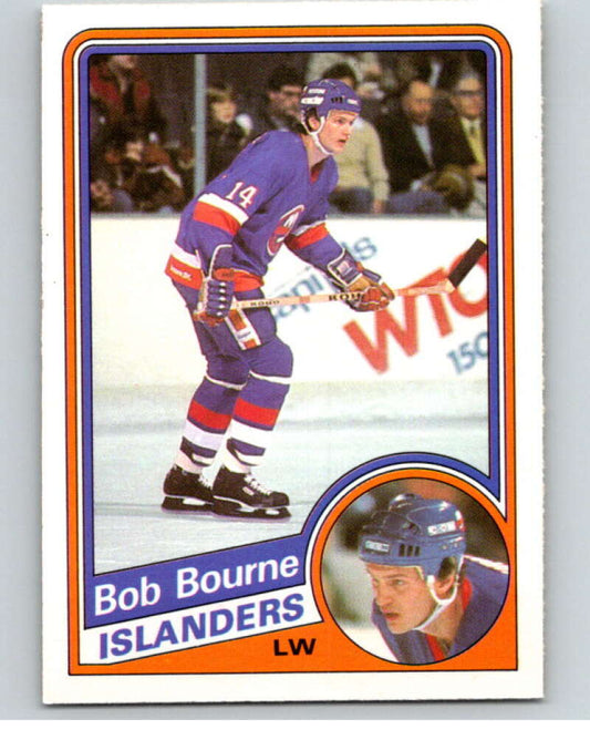 1984-85 O-Pee-Chee #123 Bob Bourne  New York Islanders  V64080 Image 1