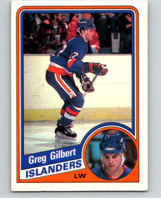 1984-85 O-Pee-Chee #125 Greg Gilbert  RC Rookie New York Islanders  V64083 Image 1
