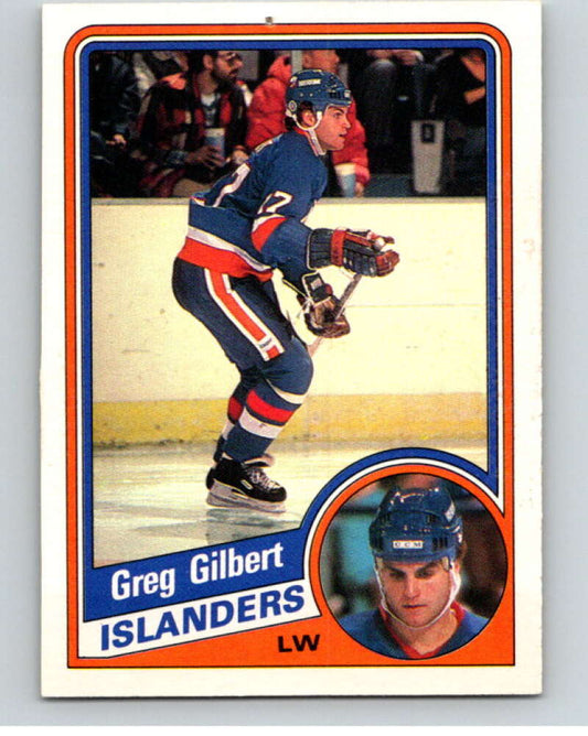 1984-85 O-Pee-Chee #125 Greg Gilbert  RC Rookie New York Islanders  V64085 Image 1