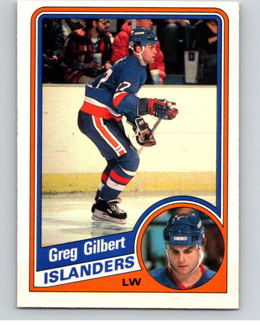 1984-85 O-Pee-Chee #125 Greg Gilbert  RC Rookie New York Islanders  V64086 Image 1
