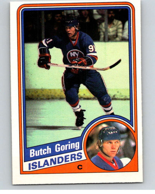 1984-85 O-Pee-Chee #127 Butch Goring  New York Islanders  V64092 Image 1