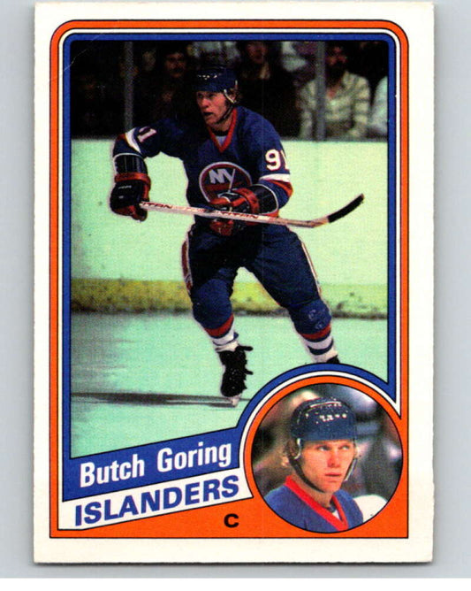 1984-85 O-Pee-Chee #127 Butch Goring  New York Islanders  V64093 Image 1