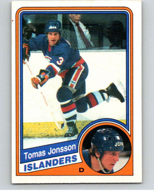 1984-85 O-Pee-Chee #128 Tomas Jonsson  New York Islanders  V64095 Image 1