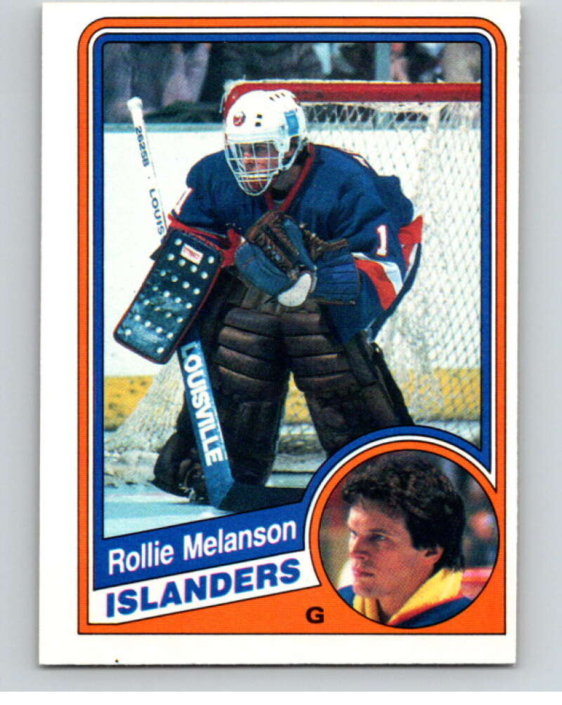 1984-85 O-Pee-Chee #130 Rollie Melanson  New York Islanders  V64097 Image 1