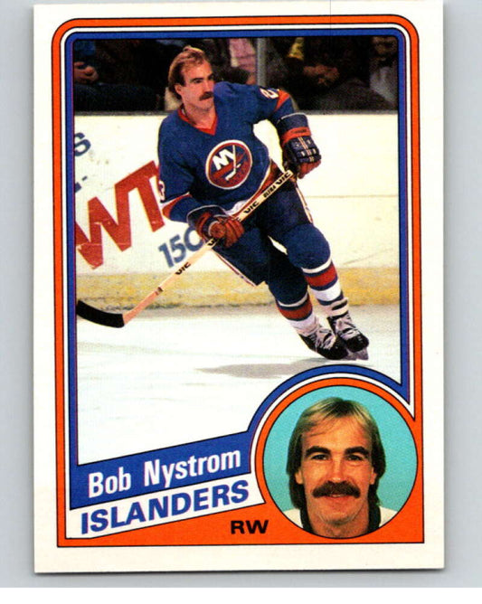 1984-85 O-Pee-Chee #132 Bob Nystrom  New York Islanders  V64107 Image 1