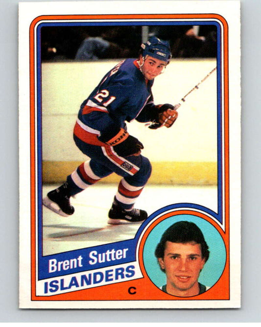 1984-85 O-Pee-Chee #136 Brent Sutter  New York Islanders  V64118 Image 1