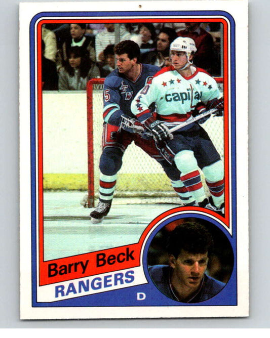 1984-85 O-Pee-Chee #140 Barry Beck  New York Rangers  V64130 Image 1