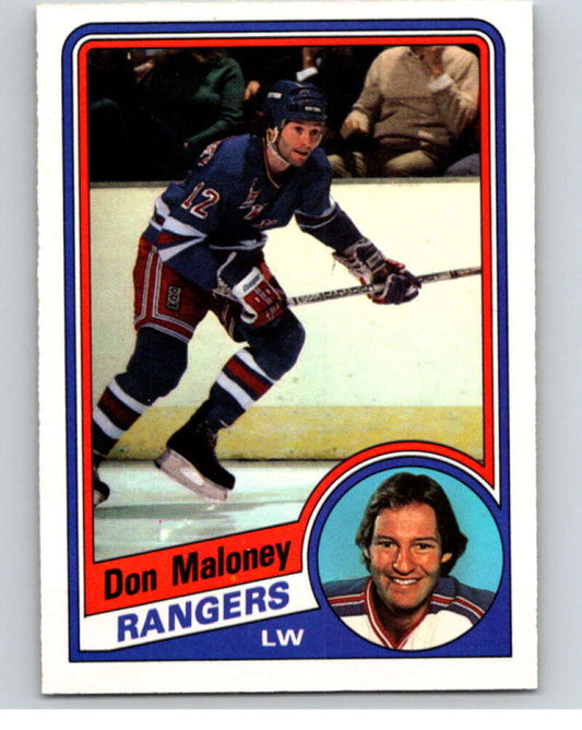 1984-85 O-Pee-Chee #147 Don Maloney  New York Rangers  V64147 Image 1