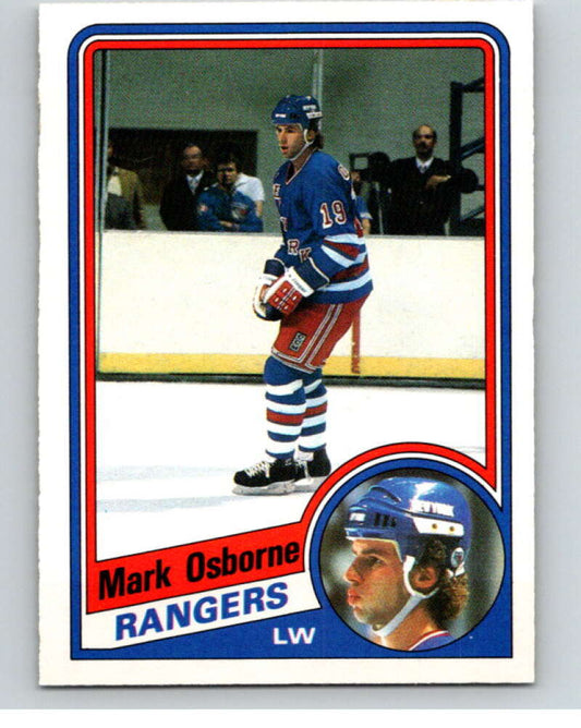 1984-85 O-Pee-Chee #148 Mark Osborne  New York Rangers  V64149 Image 1