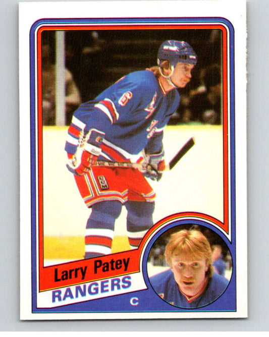 1984-85 O-Pee-Chee #149 Larry Patey  New York Rangers  V64150 Image 1