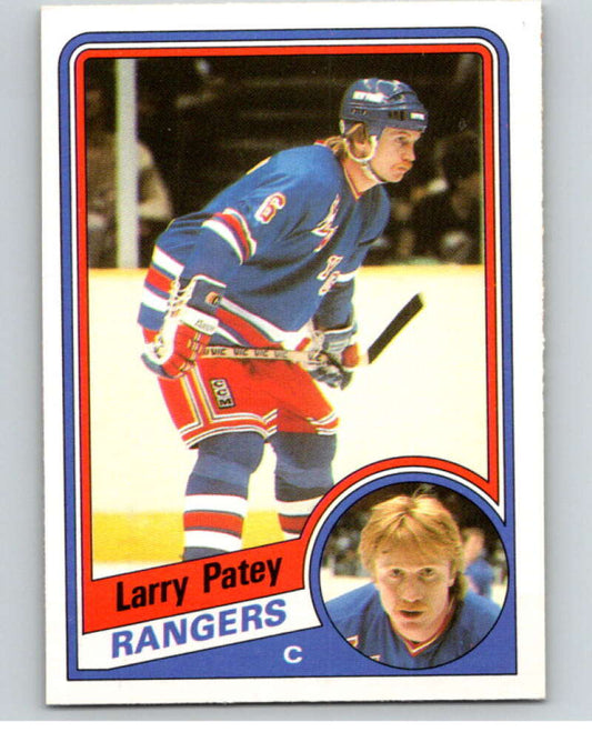 1984-85 O-Pee-Chee #149 Larry Patey  New York Rangers  V64151 Image 1