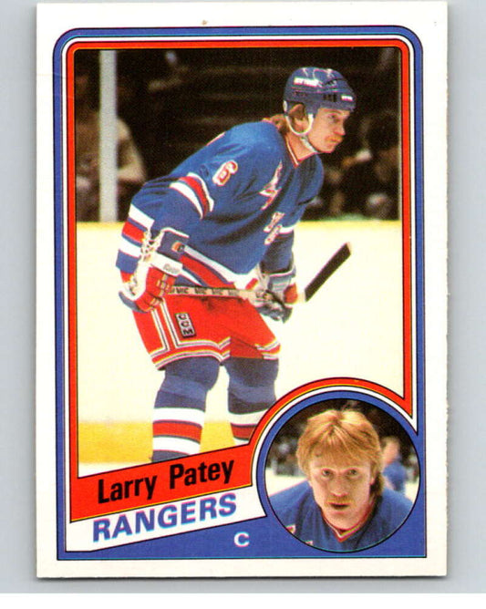 1984-85 O-Pee-Chee #149 Larry Patey  New York Rangers  V64152 Image 1