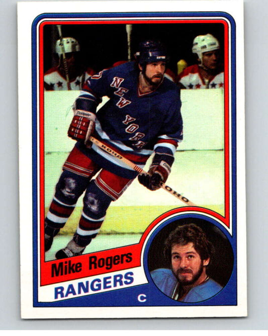 1984-85 O-Pee-Chee #152 Mike Rogers  New York Rangers  V64159 Image 1