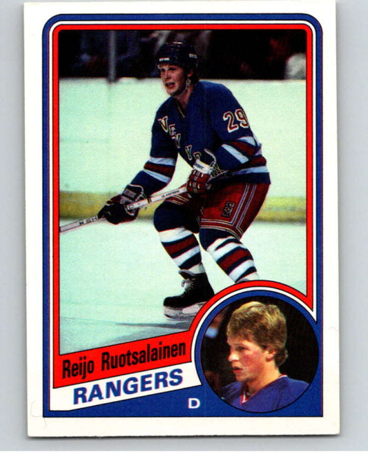 1984-85 O-Pee-Chee #153 Reijo Ruotsalainen  New York Rangers  V64161 Image 1