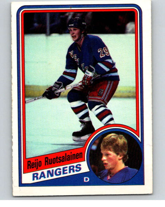 1984-85 O-Pee-Chee #153 Reijo Ruotsalainen  New York Rangers  V64162 Image 1