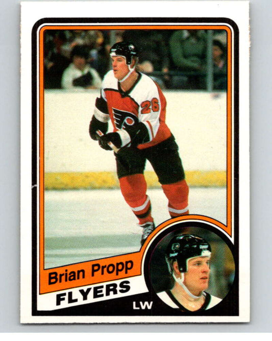 1984-85 O-Pee-Chee #166 Brian Propp  Philadelphia Flyers  V64188 Image 1