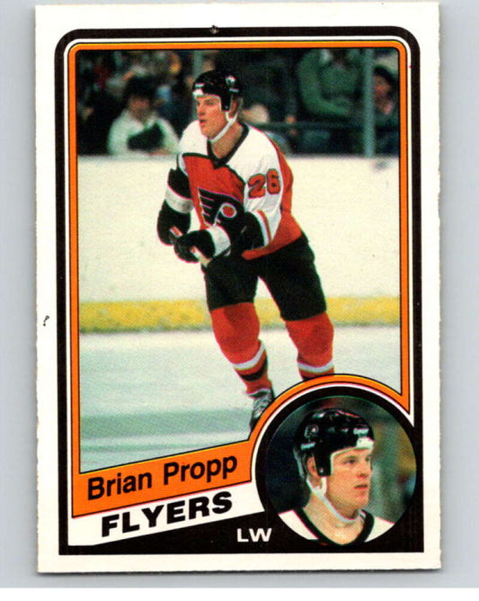 1984-85 O-Pee-Chee #166 Brian Propp  Philadelphia Flyers  V64190 Image 1