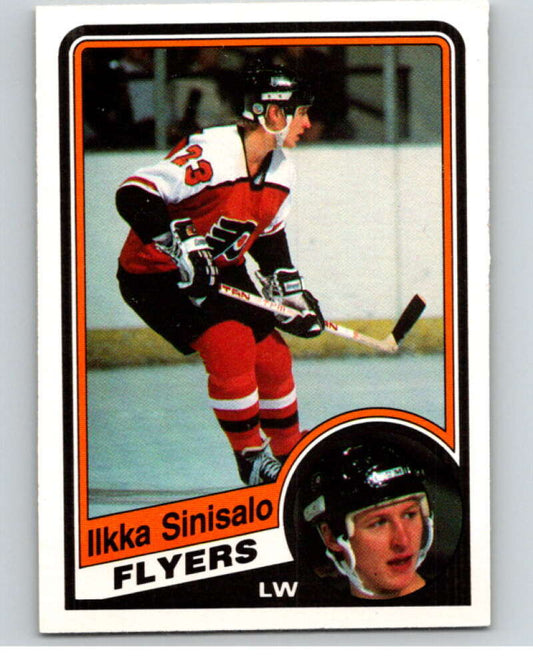 1984-85 O-Pee-Chee #167 Ilkka Sinisalo  RC Rookie Philadelphia Flyers  V64192 Image 1