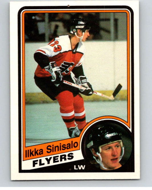 1984-85 O-Pee-Chee #167 Ilkka Sinisalo  RC Rookie Philadelphia Flyers  V64193 Image 1