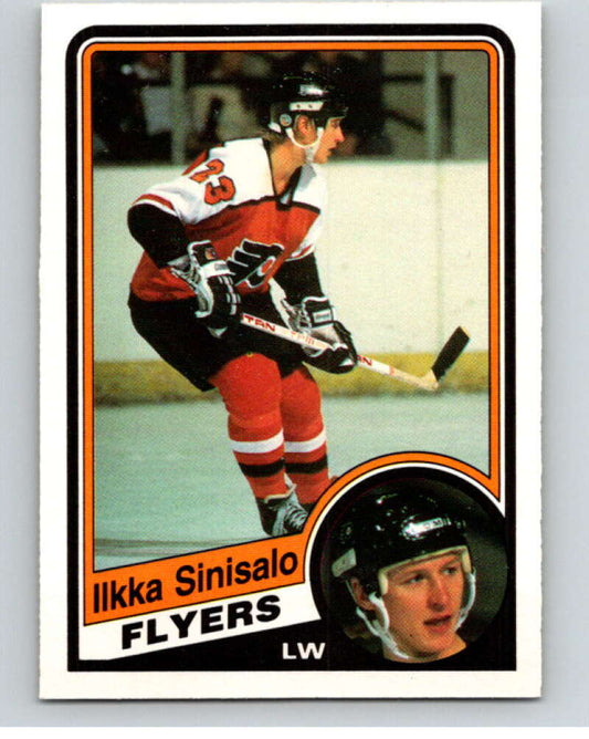 1984-85 O-Pee-Chee #167 Ilkka Sinisalo  RC Rookie Philadelphia Flyers  V64194 Image 1