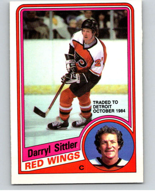 1984-85 O-Pee-Chee #168 Darryl Sittler  Philadelphia Flyers  V64198 Image 1