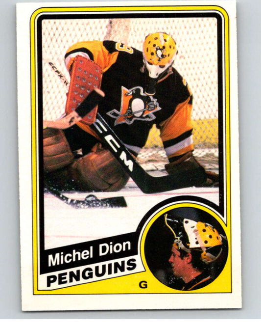 1984-85 O-Pee-Chee #173 Michel Dion  Pittsburgh Penguins  V64212 Image 1