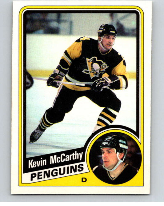 1984-85 O-Pee-Chee #178 Kevin McCarthy  Pittsburgh Penguins  V64223 Image 1