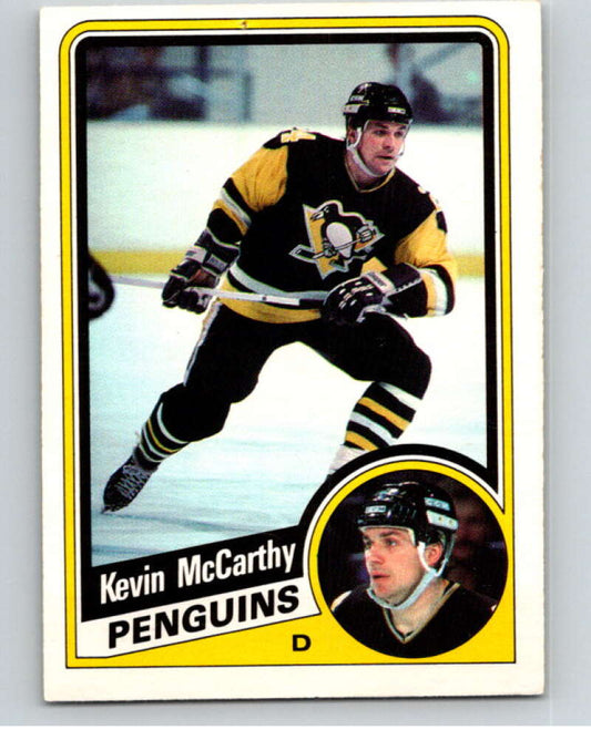 1984-85 O-Pee-Chee #178 Kevin McCarthy  Pittsburgh Penguins  V64224 Image 1
