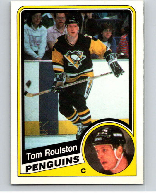 1984-85 O-Pee-Chee #179 Tom Roulston  Pittsburgh Penguins  V64225 Image 1