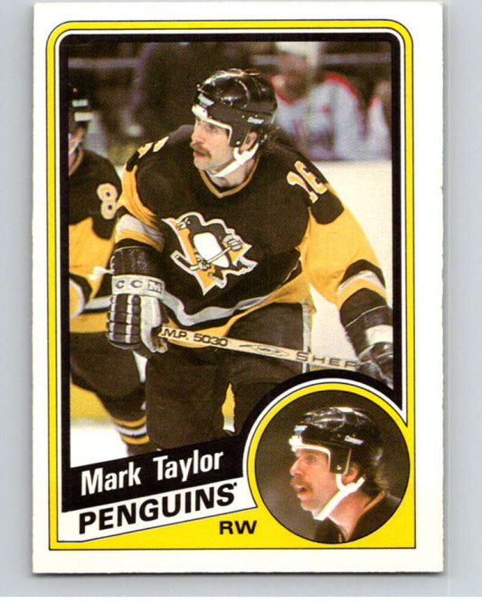 1984-85 O-Pee-Chee #180 Mark Taylor  Pittsburgh Penguins  V64226 Image 1