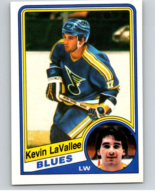 1984-85 O-Pee-Chee #183 Kevin LaVallee  St. Louis Blues  V64236 Image 1