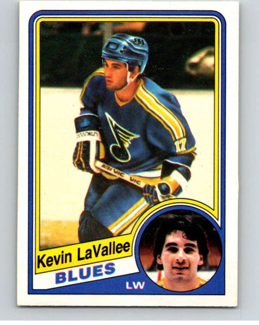 1984-85 O-Pee-Chee #183 Kevin LaVallee  St. Louis Blues  V64237 Image 1